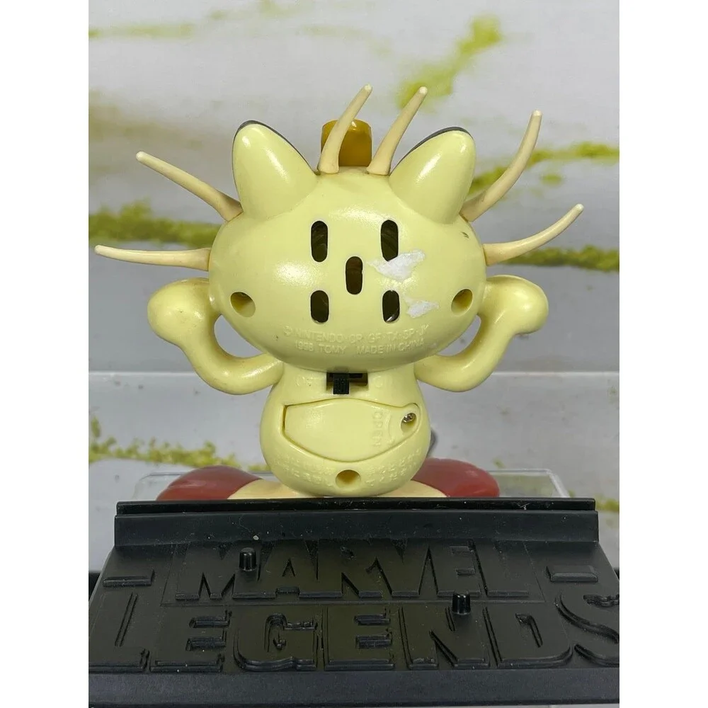 Pokemon TOMY Meowth Electronic Figure 1998 Vintage Nintendo (Not Tested)